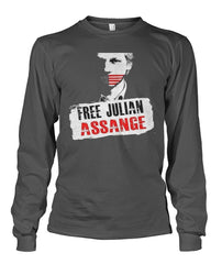 Free Julian Assange Long Sleeve Shirt