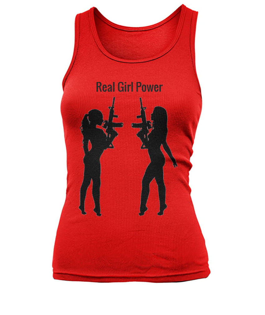 Real Girl Power Women's Tank Top - Red