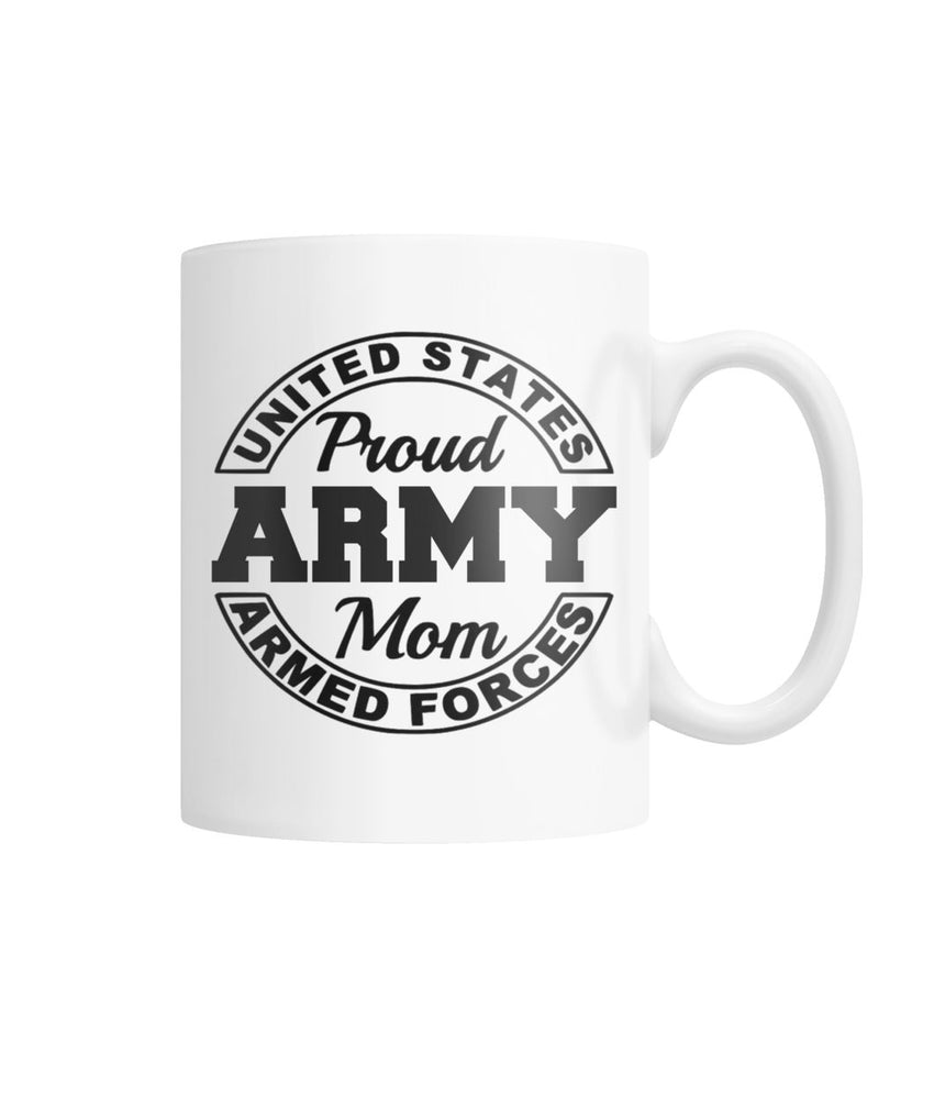 Army Mom Coffee Mug White Coffee Mug