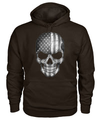 American Flag Skull Hoodie