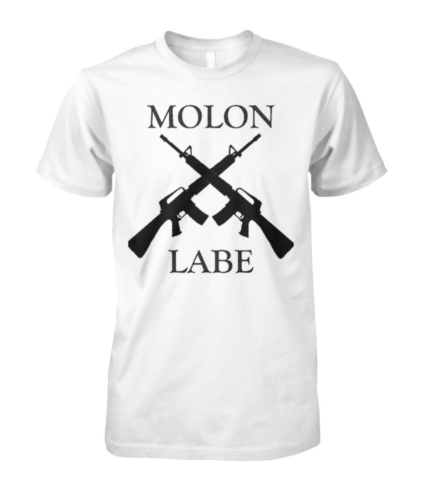 Molon Labe Crossed Rifles Tee