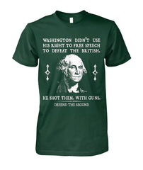 Defend The Second George Washington Tee