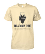 Taxation Is Theft #REVOLT2020 Tee | Unisex Cotton Tee