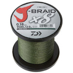 Daiwa J-Braid X4 300 Yard Spool 40LB Test - Dark Green