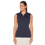 Callaway Opti-Dri Micro-Hex Sleeveless Polo Peacoat XS