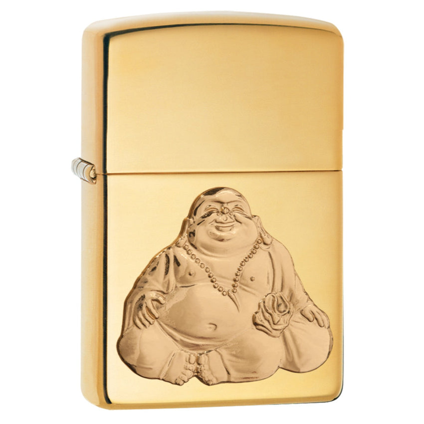 Zippo HP Brass Laughing Buddha Lighter