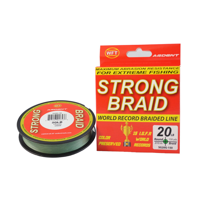 Ardent Strong Braid Fishing Line - Green 20# 150 yd