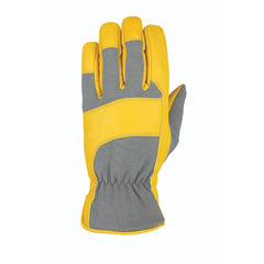 Heatwave Leather Glove Gray Tan Goatskin XL