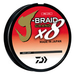 Daiwa J-Braid Grand 8X 150YDS Gray Light JBGD8U40-150GL