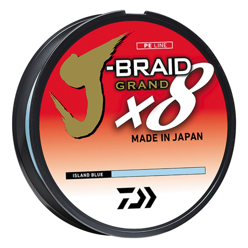 Daiwa J-Braid Grand 8X 150YDS Island Blue JBGD8U30-150IB