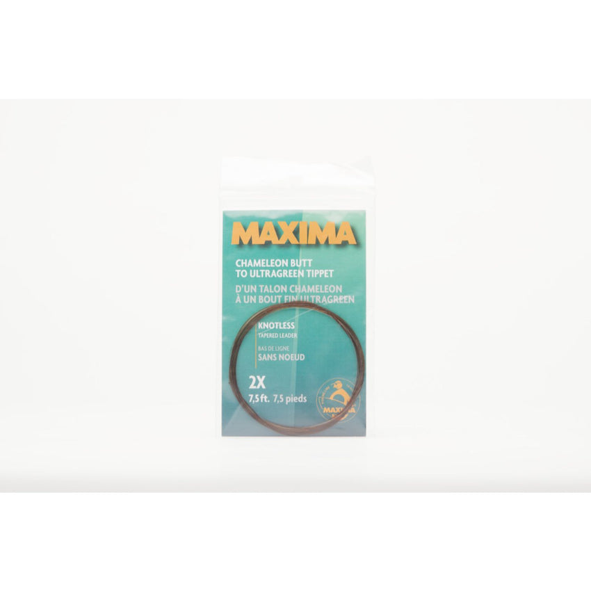 Maxima Knotless Tapered Leader 2x 7.5 ft Clear