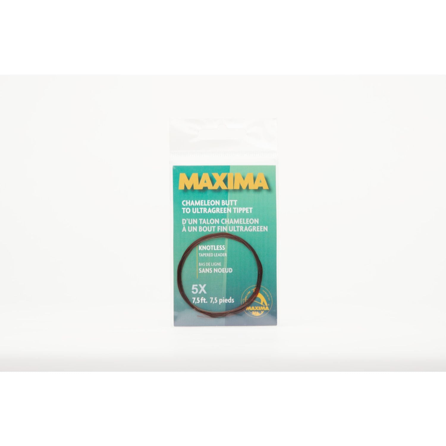 Maxima Knotless Tapered Leader 5x 7.5 ft Clear – The Infidel Co
