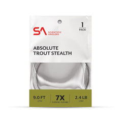 Scientific Anglers Absolute Trout Stealth 9 ft 7X Leader