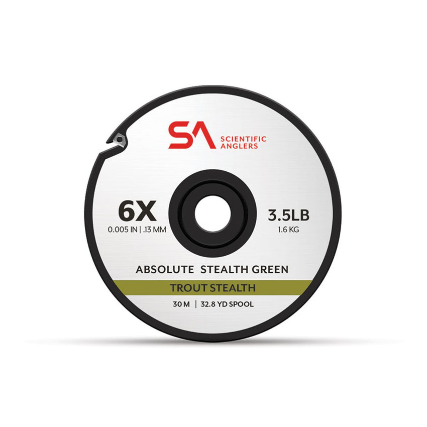 Scientific Anglers Absolute Trout Stealth Tippet 30M 4X Grn