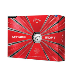 Callaway Chrome Soft Triple Track Golf Balls-Dozen-White