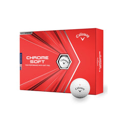 Callaway Chrome Soft 2020 Golf Balls-Dozen-White