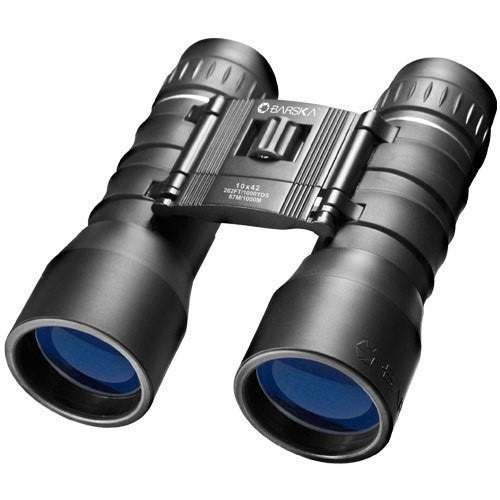Barska 10x42 Lucid View Blue Lens Compact Binoculars-Black