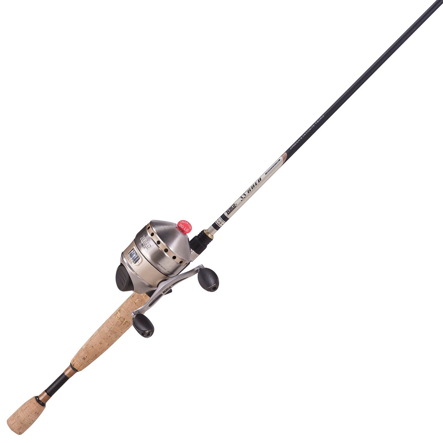 Zebco 33 Max Gold 6Ft 6In 2-Pc MH Spincast Combo – The Infidel Co