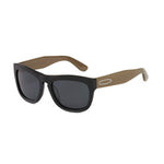 Hang Ten Gold Papa He e Nalu-Matte Black-Smoke Lens