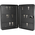 Barska 60 Keys Lock Box With Combination Lock Black