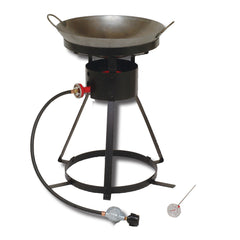 King Kooker  24WC-24in Outdoor Cooker w Steel Wok-2 Utensils