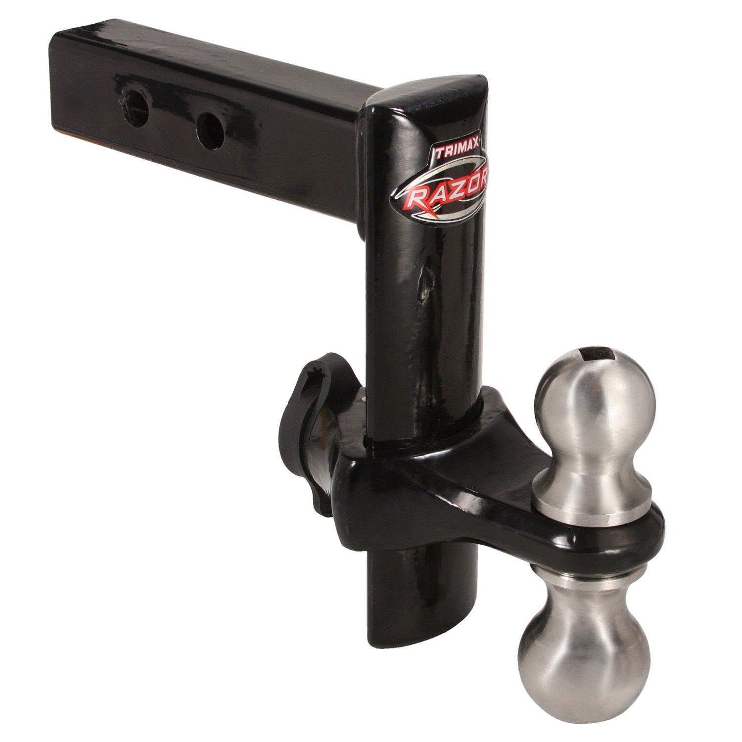 8in Razor Lock Trimax TRZ8PB Razor 8in Deluxe Powder Coat Adjust Hitch-Blk – The ...