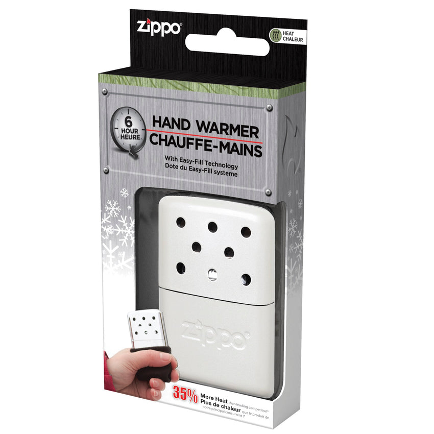 Zippo Refillable Hand Warmer 6 Hour Matte Pearl