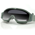 Bobster Alpha Ballistics Goggles Z87-Green Frame-2 Lenses