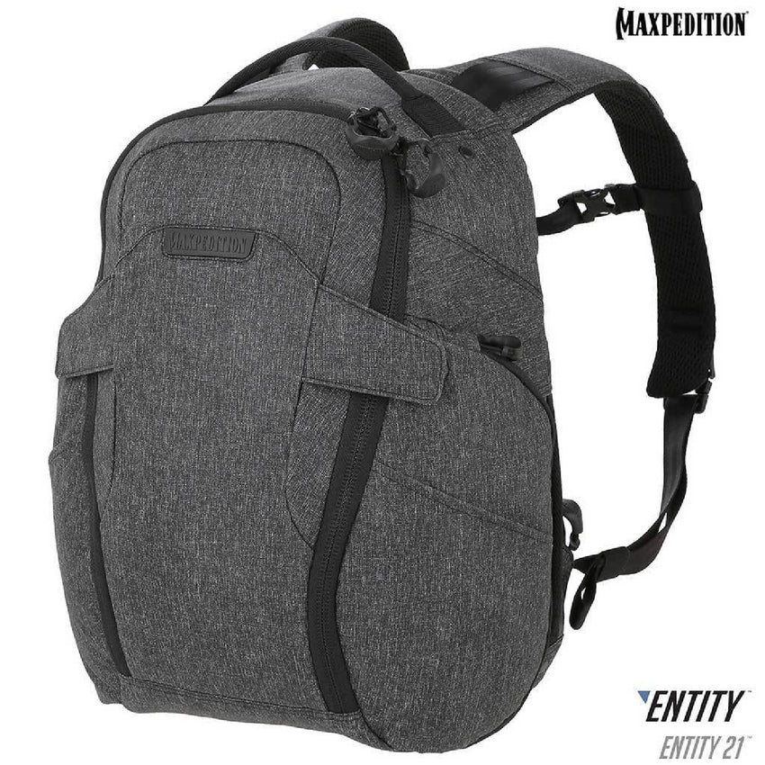 Maxpedition Entity 21 CCW-Enabled EDC Backpack 21L Charcoal