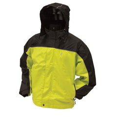 Frogg Toggs Highway Jacket Safety Green   Black Xlarge