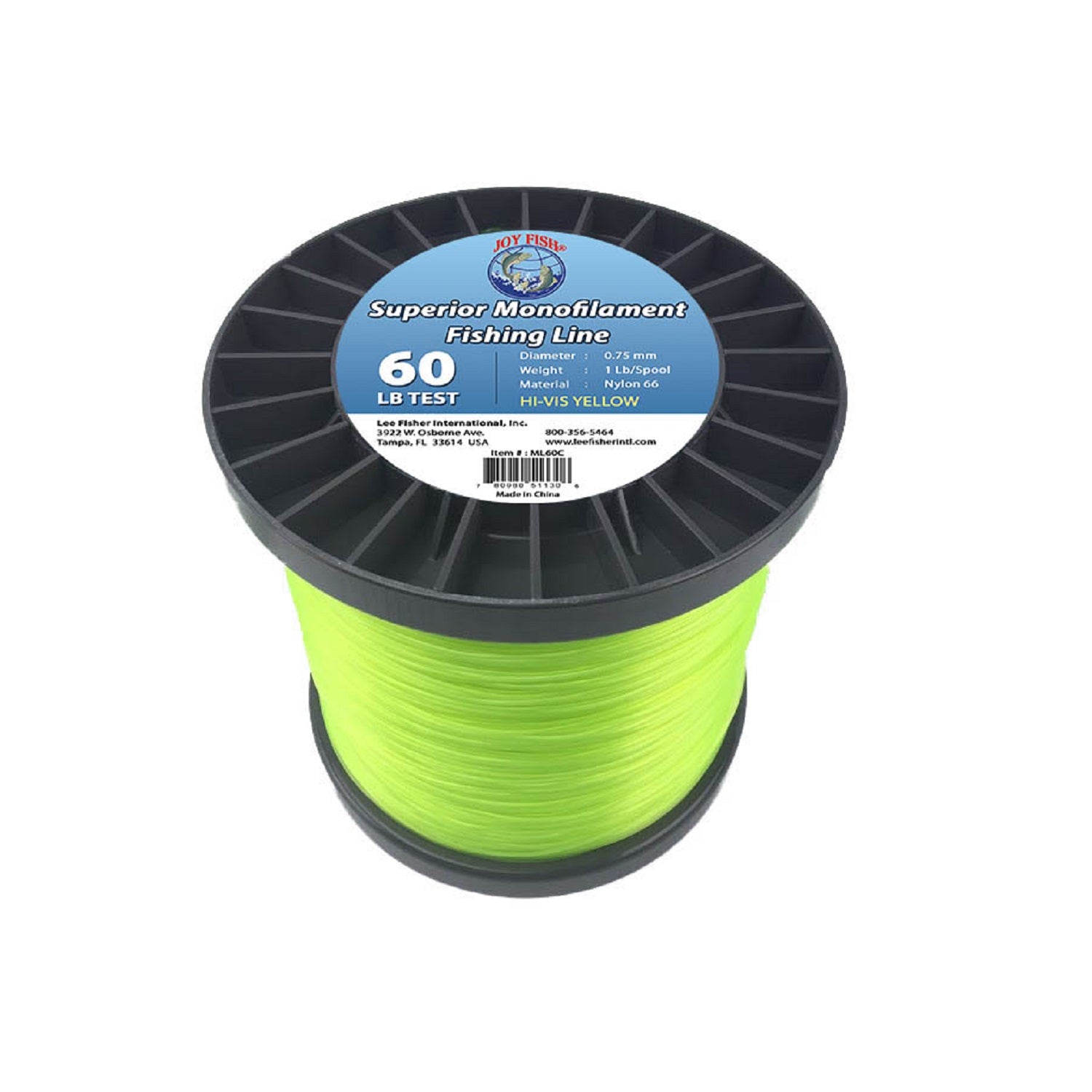 5 lb spool fishing line Joy Fish 5 Lb Spool Monofilament Fishing Line-60Lb Hi-Vis – The Infidel Co