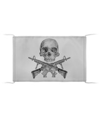 Skull and Crossed Rifles Cloth Face Mask