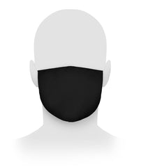 Plain Black Face Mask Cloth Face Mask