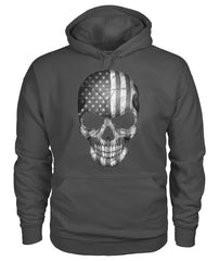 American Flag Skull Hoodie