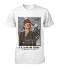 Marines Corps Women's Reserve Vintage Poster Tee